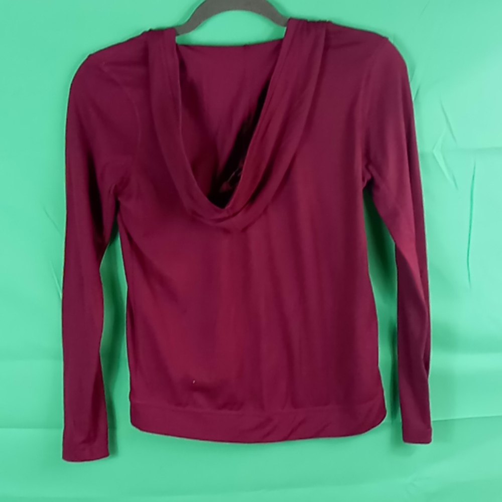 Girls size L10-12 long sleeve hoodie top